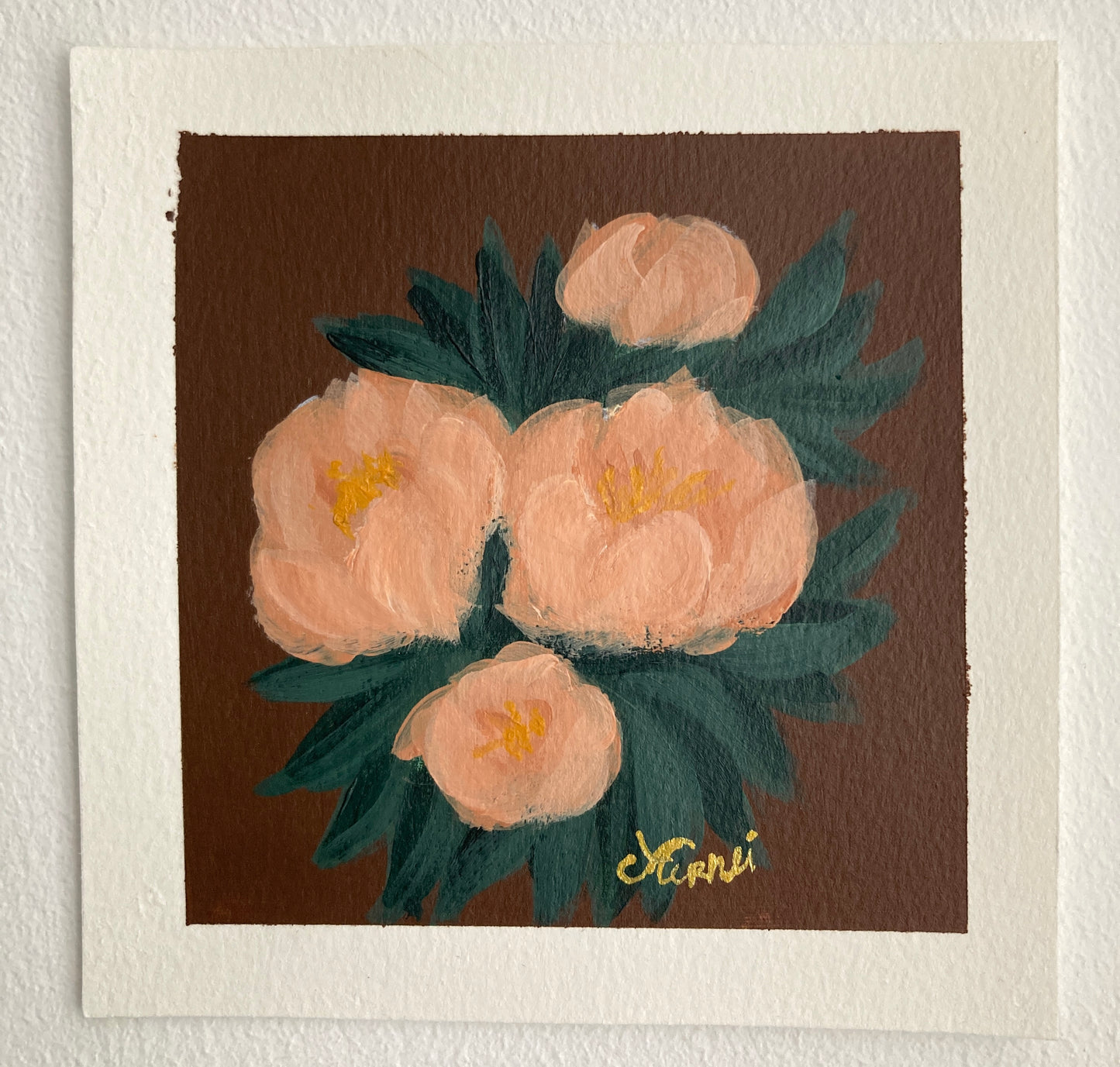 Autumn flower - set of tree